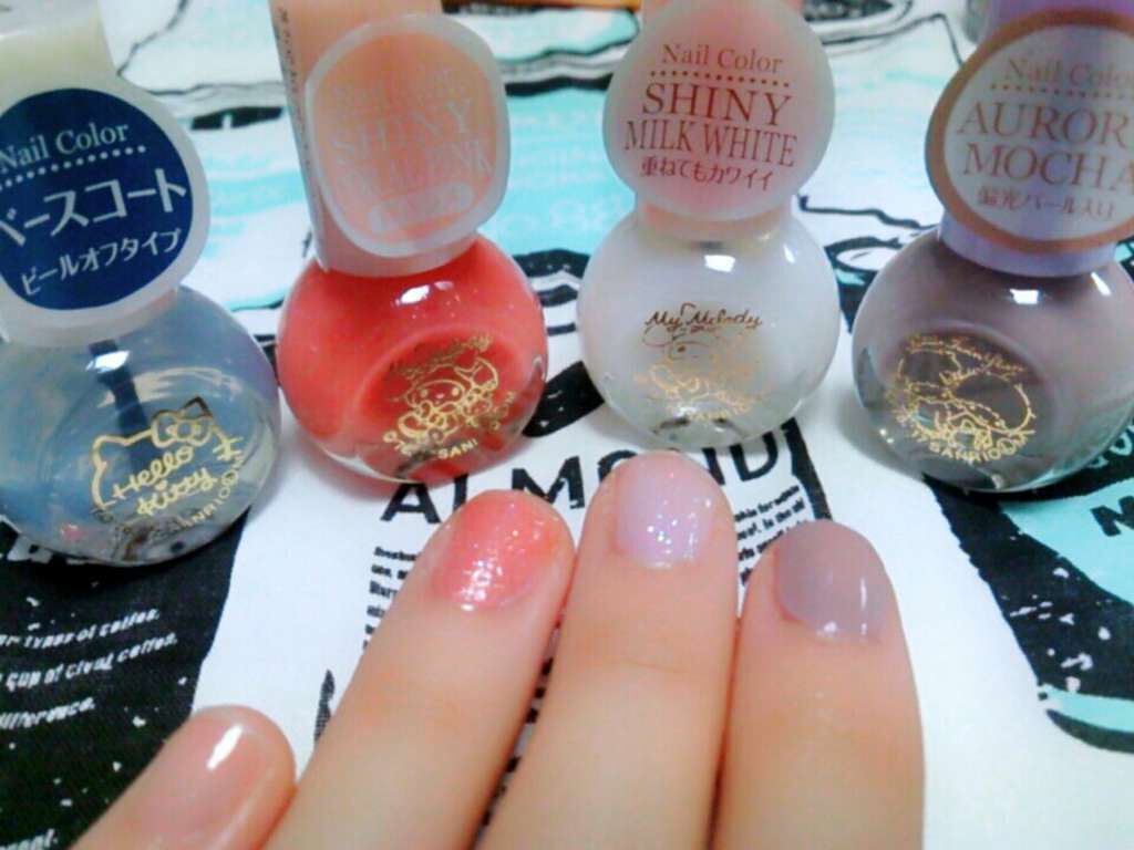 サンリオネイル/DAISO/マニキュアを使ったクチコミ(1枚目)