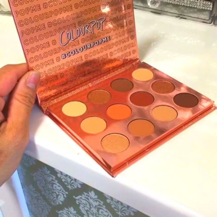 ダブルエンテンダー/ColourPop/アイシャドウパレットを使ったクチコミ(3枚目)