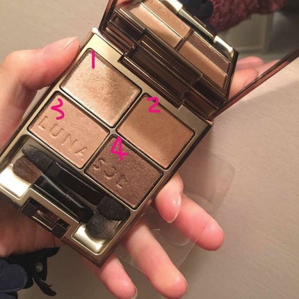 スキンモデリングアイズ/LUNASOL/アイシャドウパレットを使ったクチコミ(2枚目)