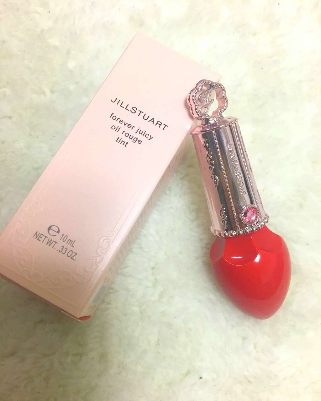 フォーエヴァージューシー オイルルージュ/JILL STUART/口紅を使ったクチコミ(1枚目)