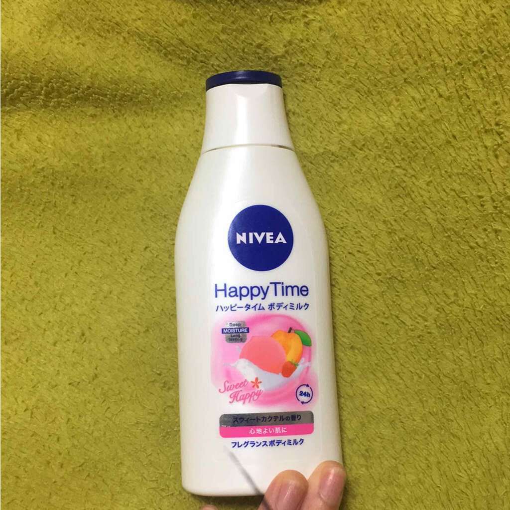ハッピータイムボディミルク スウィートハッピー/ニベア/ボディミルクを使ったクチコミ（1枚目）