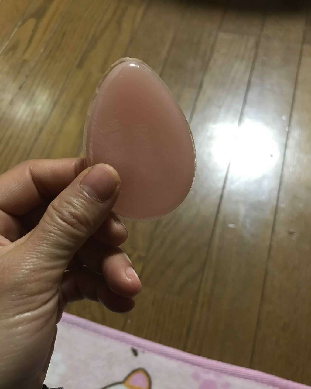 シリコンパフ/セリア/パフ・スポンジを使ったクチコミ（1枚目）