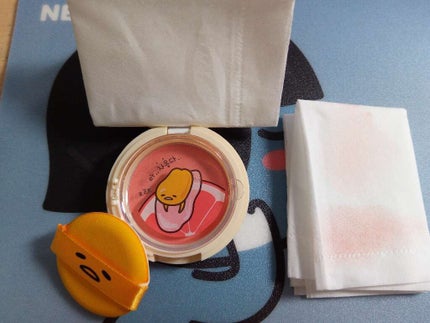 ホリカホリカ ぐでたま クッションパフ/HOLIKA HOLIKA/パフ・スポンジを使ったクチコミ(3枚目)