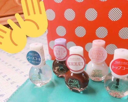 サンリオネイル/DAISO/マニキュアを使ったクチコミ(1枚目)