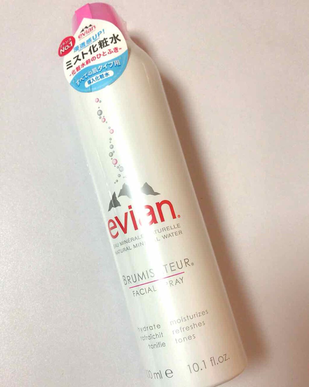 フェイシャルスプレー/エビアン/ミスト状化粧水を使ったクチコミ（1枚目）