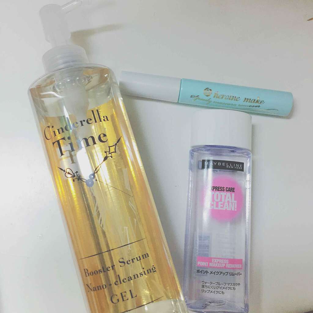 シンデレラタイム ブースターセラム ナノクレンジングゲル 高保湿タイプ/True Nature/クレンジングウォーターを使ったクチコミ（1枚目）