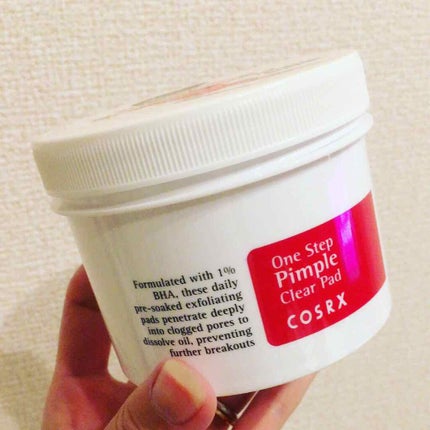 ワンステップオリジナルクリアパッド/COSRX/トナーパッドを使ったクチコミ(1枚目)