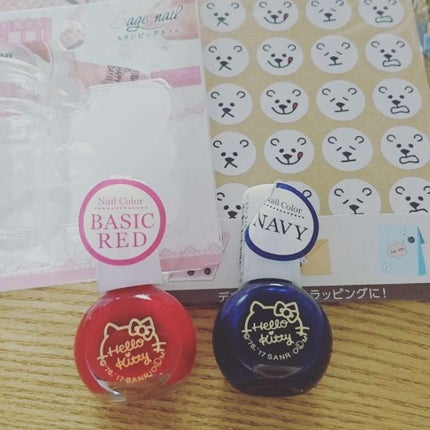サンリオネイル/DAISO/マニキュアを使ったクチコミ(1枚目)