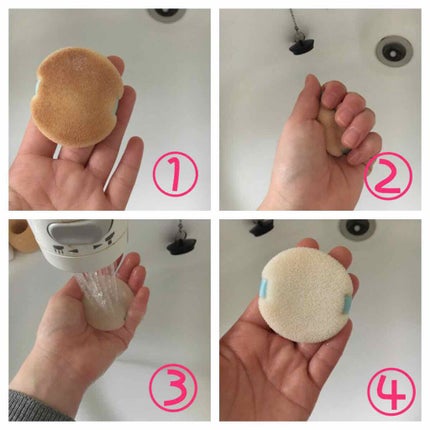 パフ・スポンジ専用洗剤/DAISO/その他化粧小物を使ったクチコミ(2枚目)
