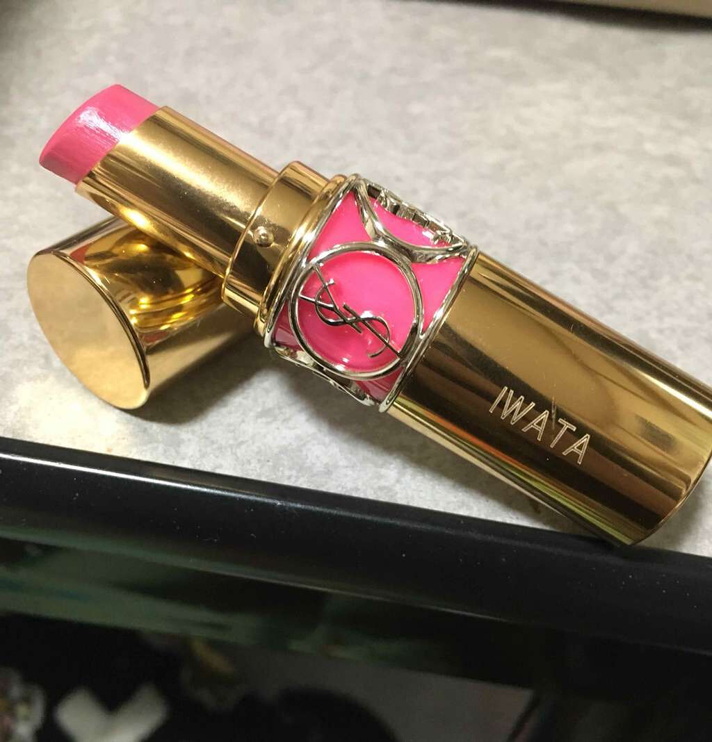 ルージュ ヴォリュプテ シャイン/YVES SAINT LAURENT BEAUTE/口紅を使ったクチコミ(1枚目)