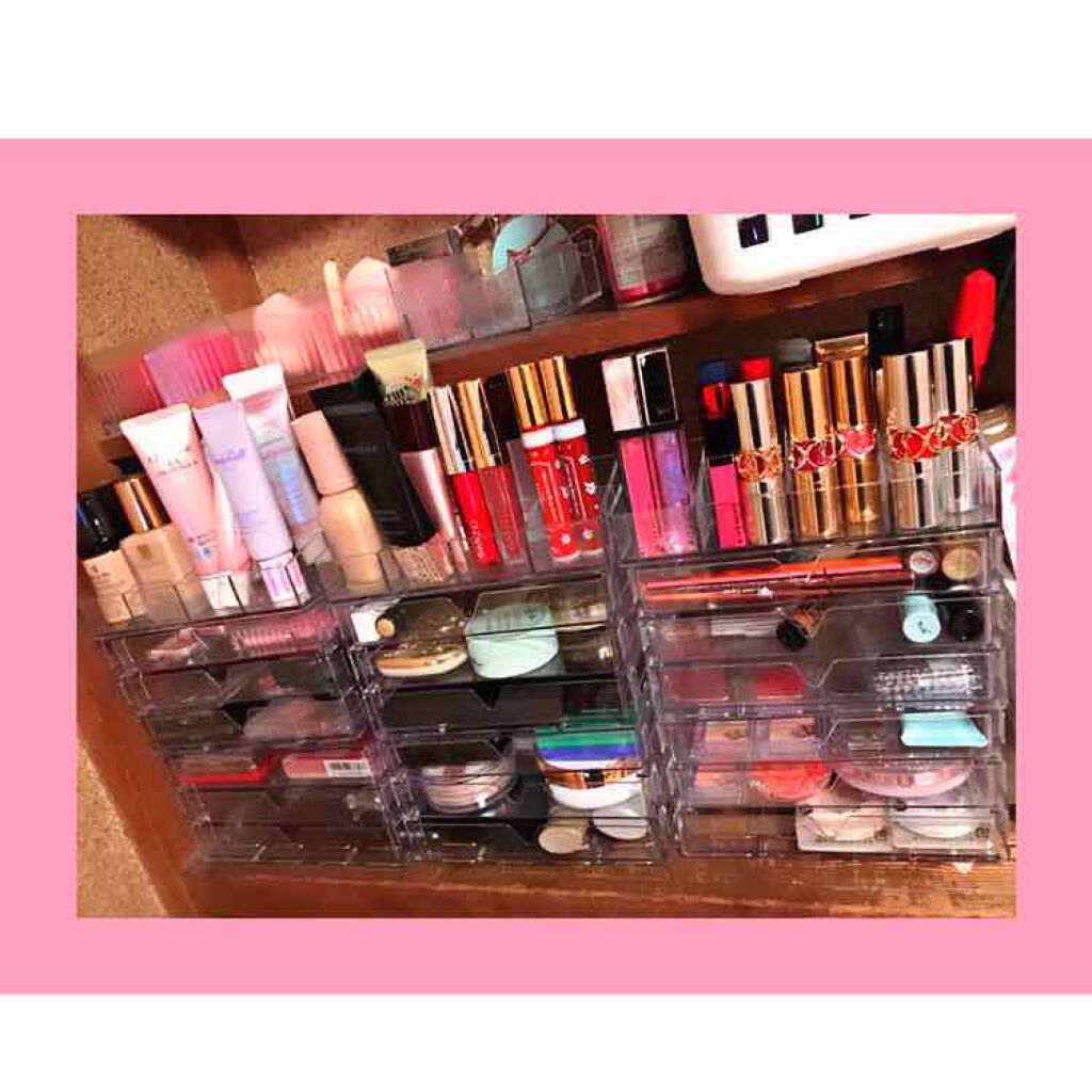 3段式クリアーケース/DAISO/その他化粧小物を使ったクチコミ(1枚目)