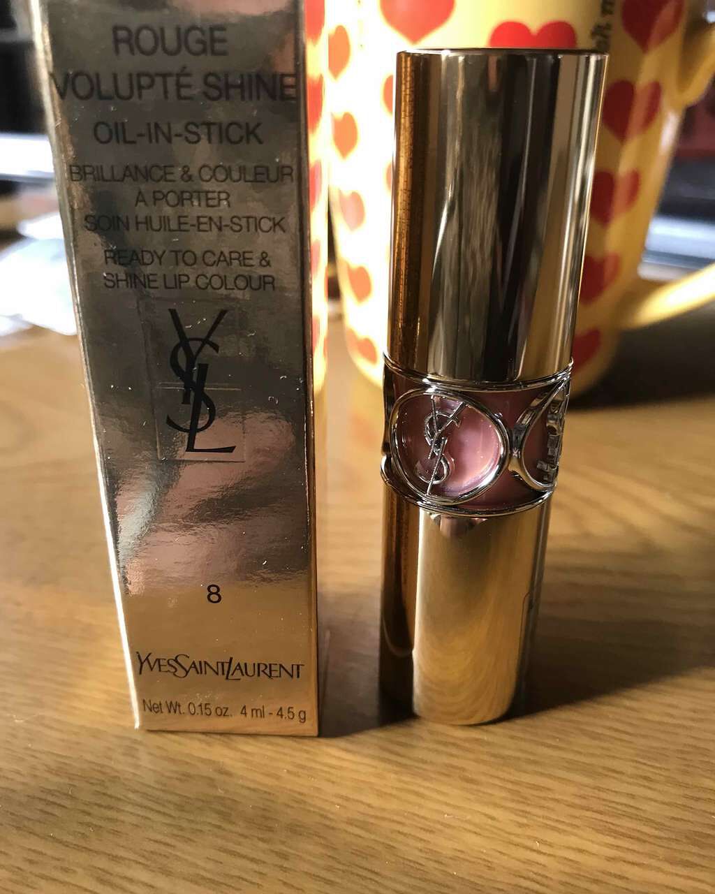 ルージュ ヴォリュプテ シャイン/YVES SAINT LAURENT BEAUTE/口紅を使ったクチコミ(1枚目)