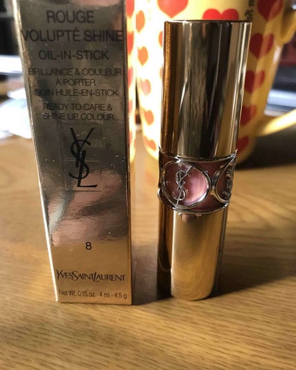 ルージュ ヴォリュプテ シャイン/YVES SAINT LAURENT BEAUTE/口紅を使ったクチコミ(1枚目)