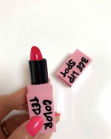 PINK RUMOUR DANGEROUS MATTE LIP COLOR/3CE/口紅を使ったクチコミ（1枚目）