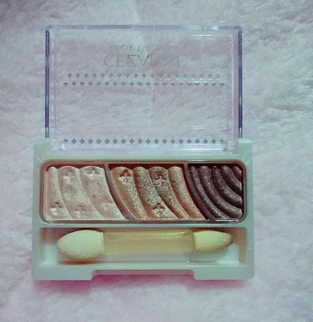 トーンアップアイシャドウ/CEZANNE/アイシャドウパレットを使ったクチコミ(2枚目)