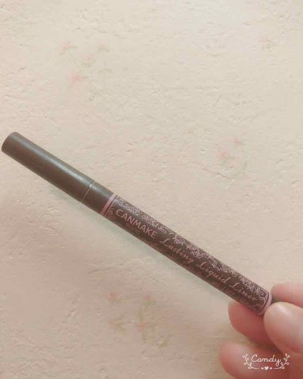 ラスティングリキッドライナー/キャンメイク/リキッドアイライナーを使ったクチコミ(1枚目)