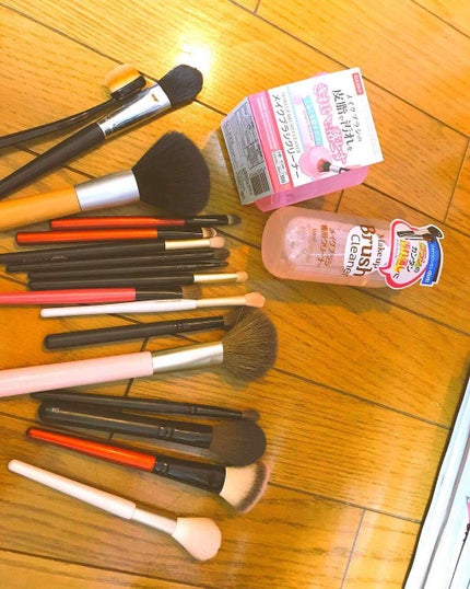 メイクブラシ専用クリーナー/DAISO/その他化粧小物を使ったクチコミ(1枚目)
