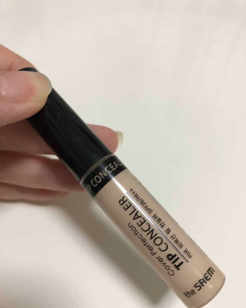 カバーパーフェクション チップコンシーラー/the SAEM/リキッドコンシーラーを使ったクチコミ(1枚目)