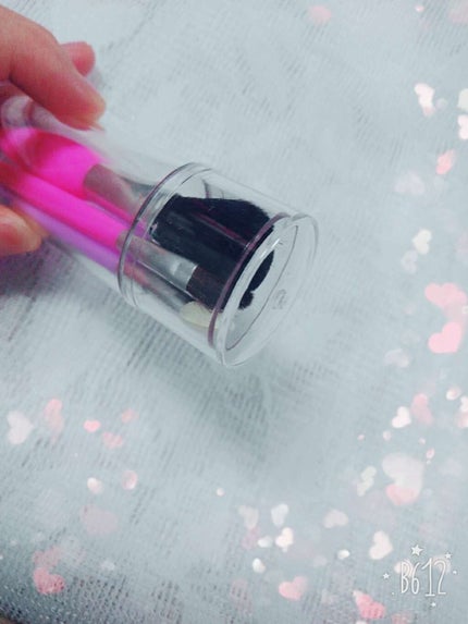 ケース付きブラシ/DAISO/メイクブラシを使ったクチコミ(3枚目)