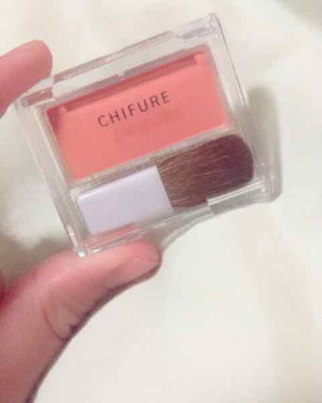チーク カラー(ブラシ付)/ちふれ/パウダーチークを使ったクチコミ(1枚目)