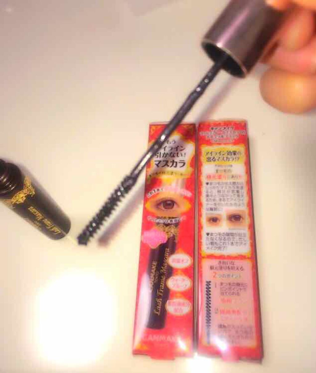 ラッシュフレームマスカラ 01 ナチュラルブラック/キャンメイク/マスカラを使ったクチコミ（2枚目）