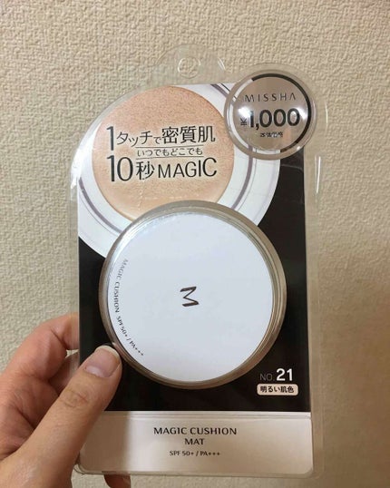 M クッションファンデーション(マット)/MISSHA/クッションファンデーションを使ったクチコミ(1枚目)