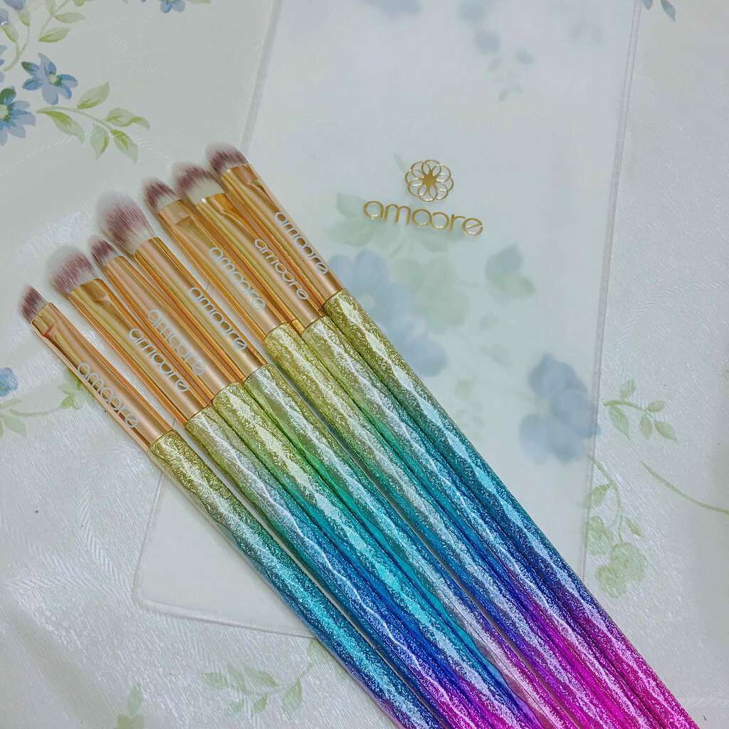 化粧ブラシセット/amoore/メイクブラシを使ったクチコミ(1枚目)