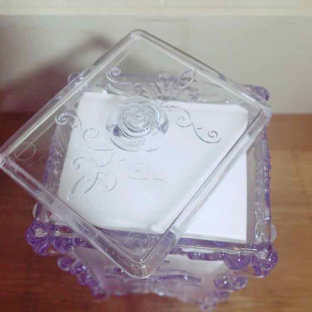 乙女キブンなコットンケース/DAISO/その他化粧小物を使ったクチコミ（2枚目）