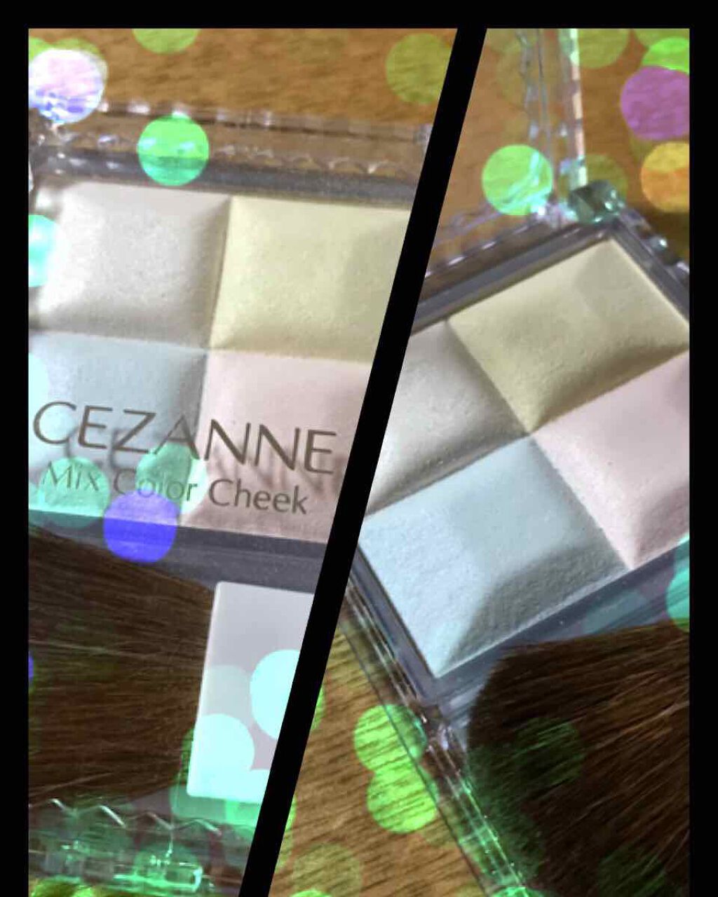ミックスカラーチーク/CEZANNE/パウダーチークを使ったクチコミ（1枚目）