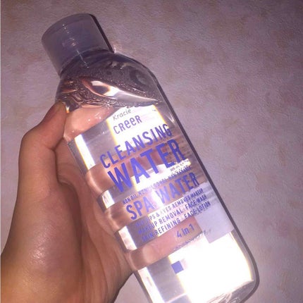 水クレンジング(旧)/CReeR/化粧水を使ったクチコミ(1枚目)