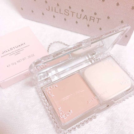 エヴァーラスティングシルク パウダーファンデーション クリスタルパーフェクション/JILL STUART/パウダーファンデーションを使ったクチコミ(1枚目)