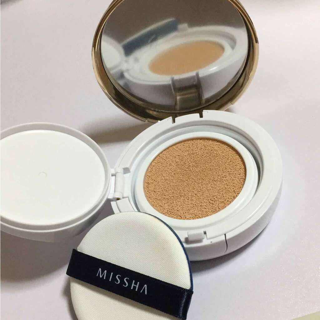 M クッション ファンデーション(モイスチャー)/MISSHA/クッションファンデーションを使ったクチコミ(2枚目)