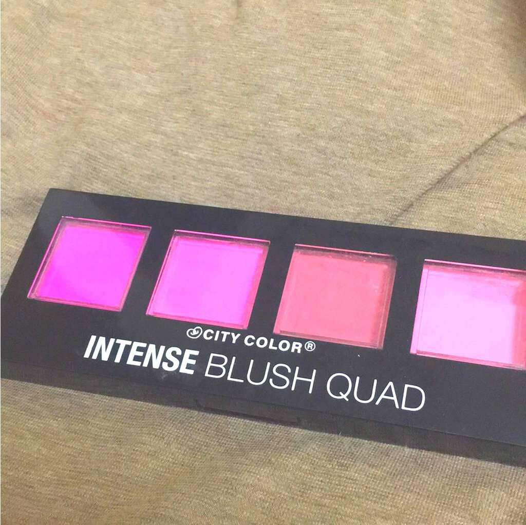 インテンスブラッシュクアッド/CITY COLOR/パウダーチークを使ったクチコミ(1枚目)