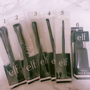 #iHerb購入品

■e.l.f ブラシ 時価¥337
1 ブラッシュブラシ
2 パウダーブラシ
3 Cブラシ
4 コントゥアブラシ
5 スモールブラシ

ついつい初めて買うのに5本も買ってしまった(