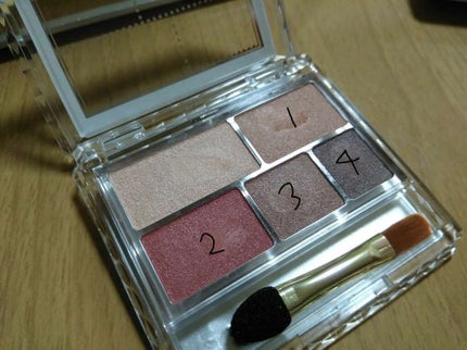 パーフェクトマルチアイズ/キャンメイク/アイシャドウパレットを使ったクチコミ(2枚目)