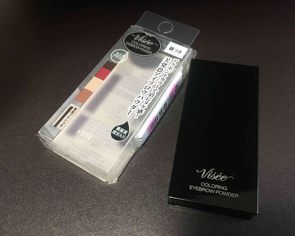 リシェ カラーリング アイブロウパウダー/Visée/パウダーアイブロウを使ったクチコミ(2枚目)
