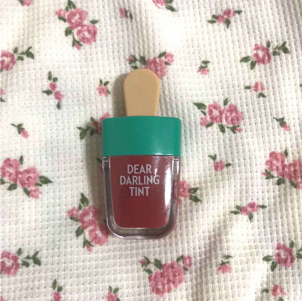 ディアダーリン ウォータージェルティント （アイスティント）/ETUDE/口紅を使ったクチコミ（1枚目）