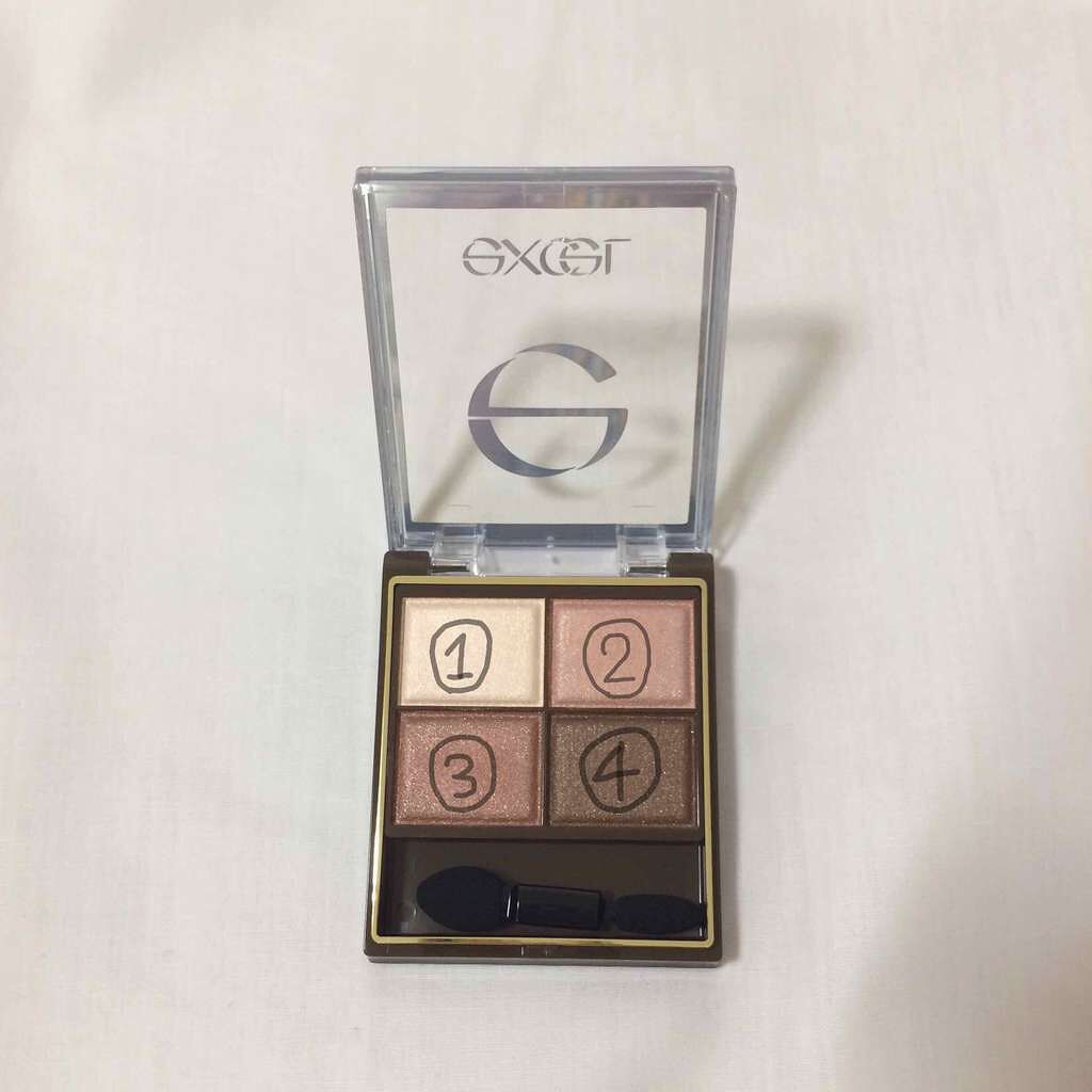 スキニーリッチシャドウ/excel/アイシャドウパレットを使ったクチコミ（2枚目）