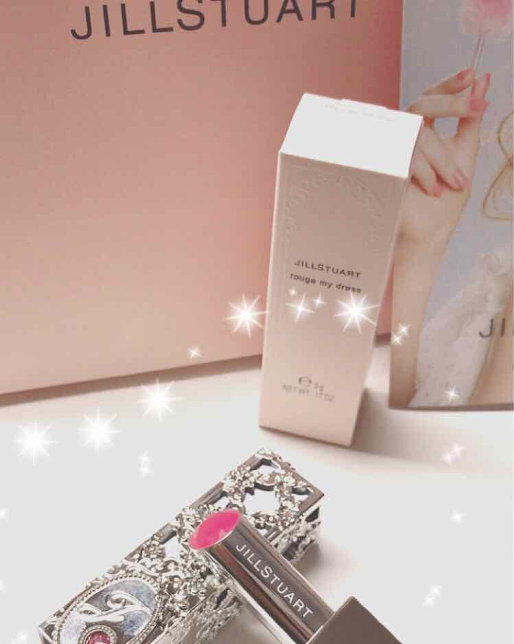 ルージュ マイドレス/JILL STUART/口紅を使ったクチコミ（1枚目）