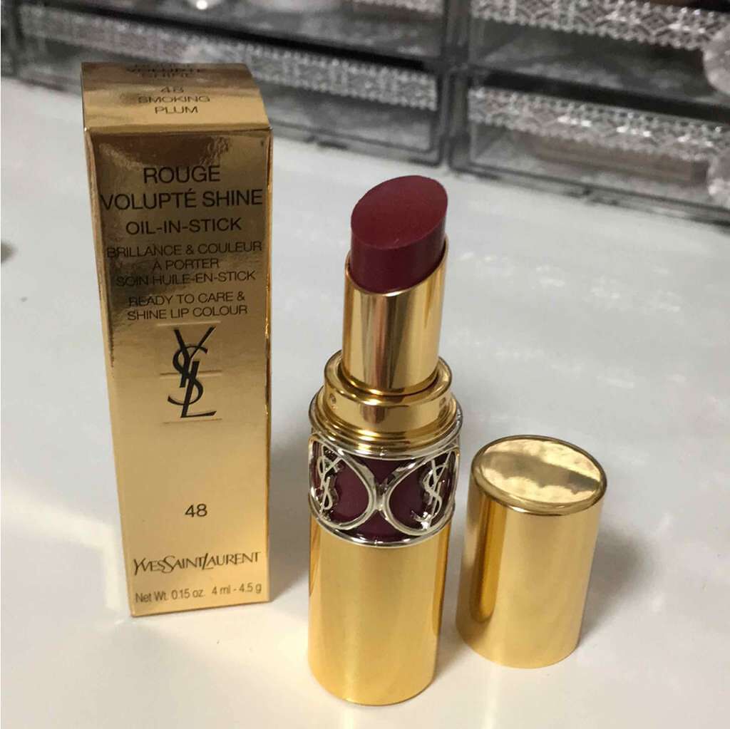 ルージュ ヴォリュプテ シャイン/YVES SAINT LAURENT BEAUTE/口紅を使ったクチコミ(1枚目)