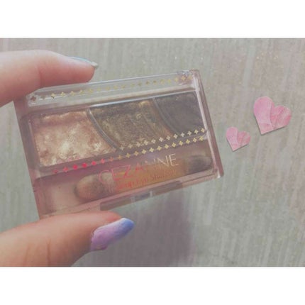 トーンアップアイシャドウ/CEZANNE/アイシャドウパレットを使ったクチコミ(1枚目)