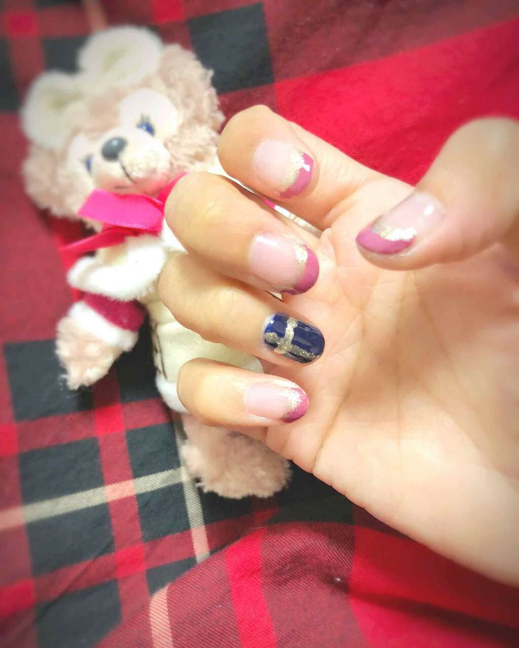 シルキーネイルベースコート/DHC/ネイルトップコートを使ったクチコミ（3枚目）