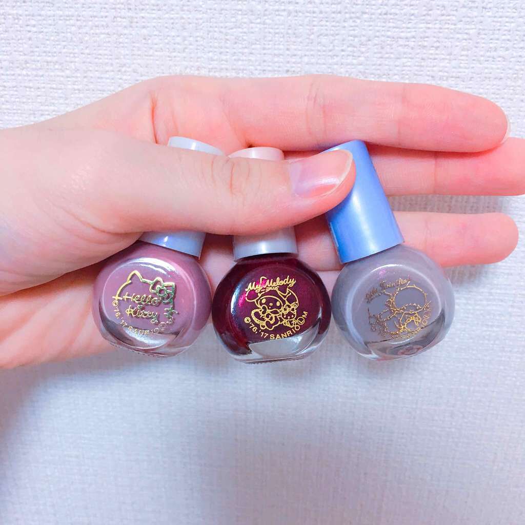 サンリオネイル/DAISO/マニキュアを使ったクチコミ(1枚目)