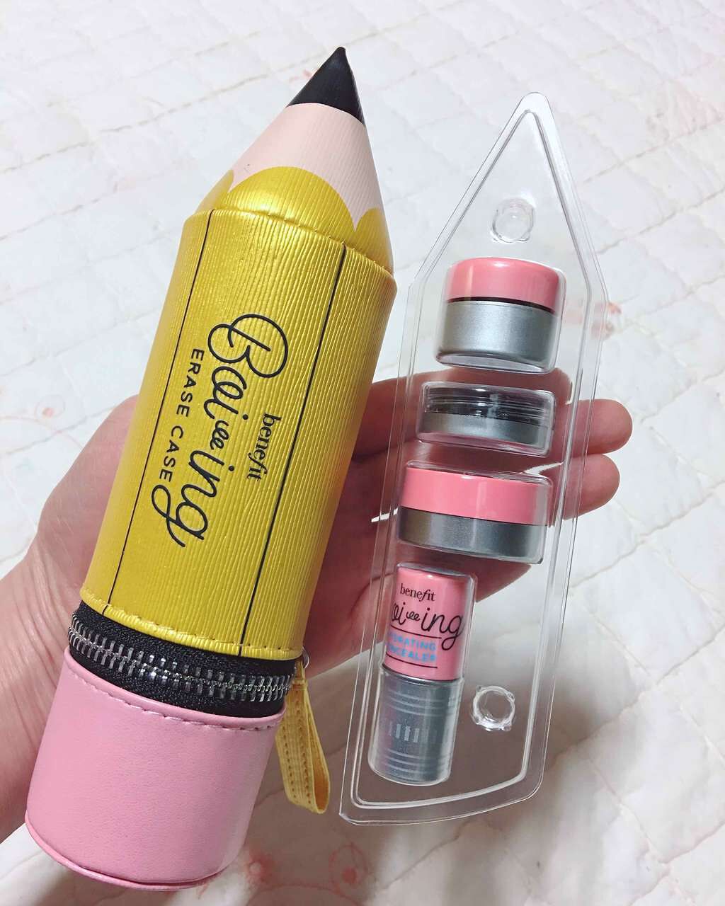 ベネフィット プレイスティックのクチコミ「ベネフィット
コンシーラーセット

4種類のコンシーラーです💕💕
お試しサイズで本品より一回り.....」（1枚目）