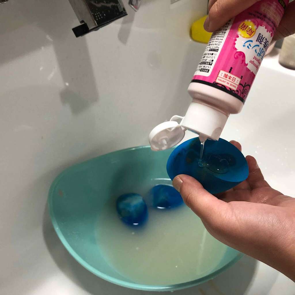 パフ・スポンジ専用洗剤/DAISO/その他化粧小物を使ったクチコミ（2枚目）