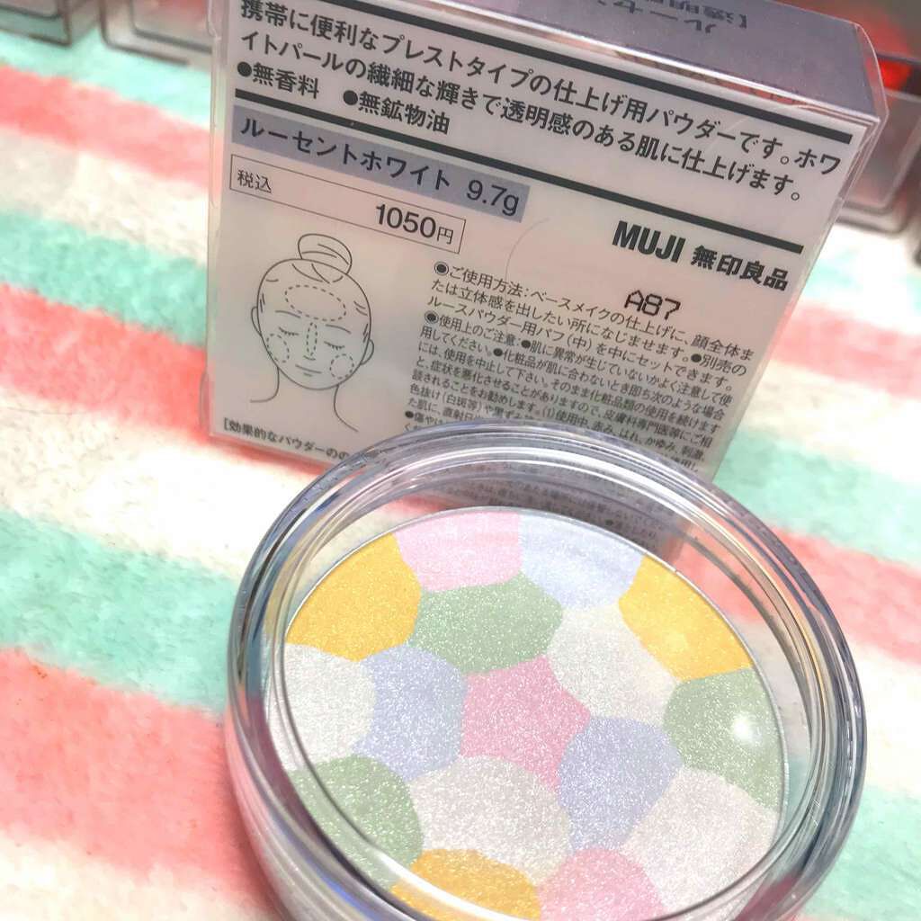ルースパウダー・プレストタイプ(旧)/無印良品/プレストパウダーを使ったクチコミ(1枚目)