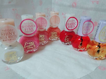 サンリオネイル/DAISO/マニキュアを使ったクチコミ(1枚目)