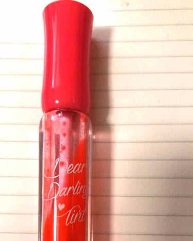 プチプラ韓国🇰🇷コスメ💄
ETUDE HOUSEの［Dear Darling Water gel  tint OR201］番です✨初めて買ったティントがコレでした😄惹かれたのはにゃんと！(´ﾟωﾟ｀ﾉ)