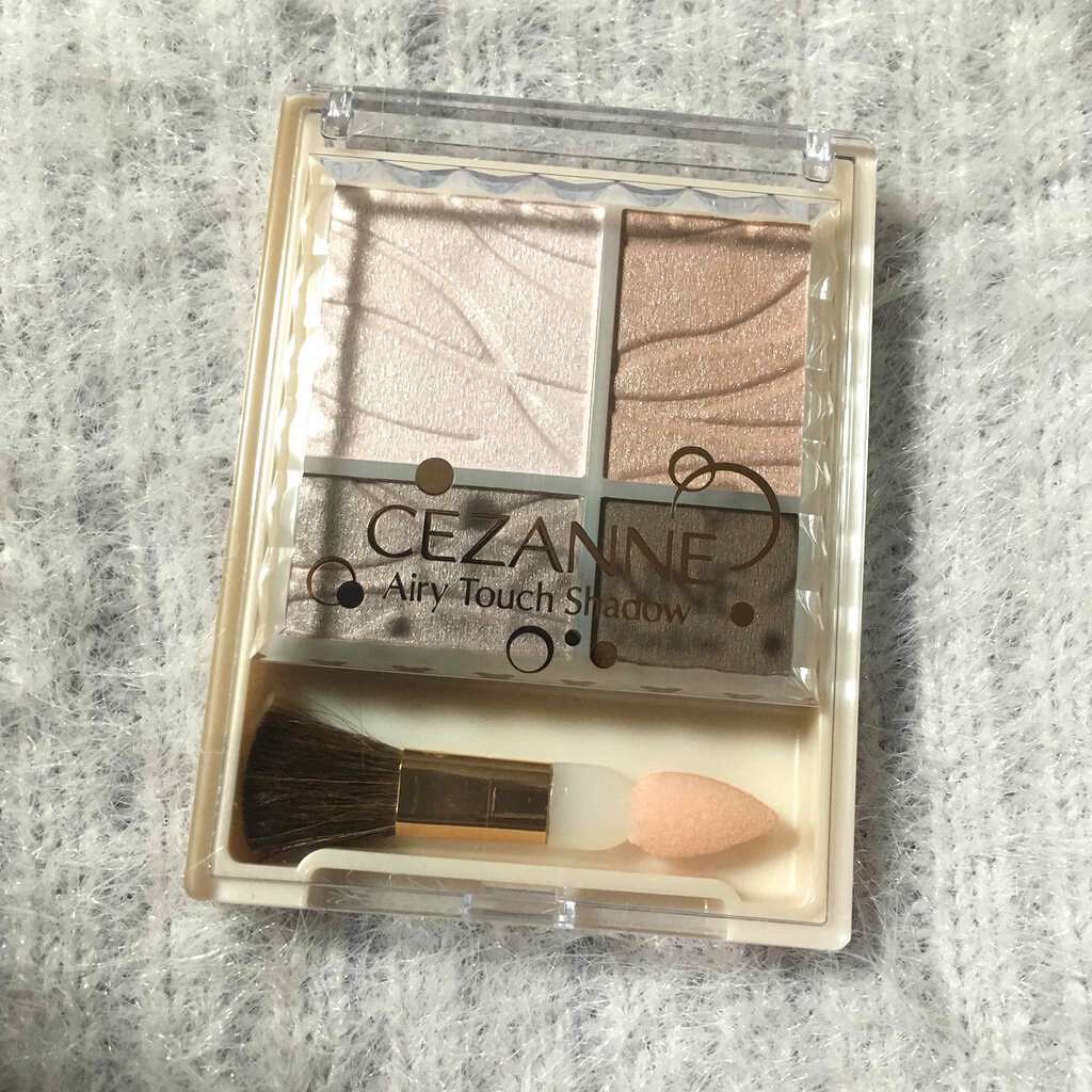 エアリータッチシャドウ/CEZANNE/アイシャドウパレットを使ったクチコミ(1枚目)