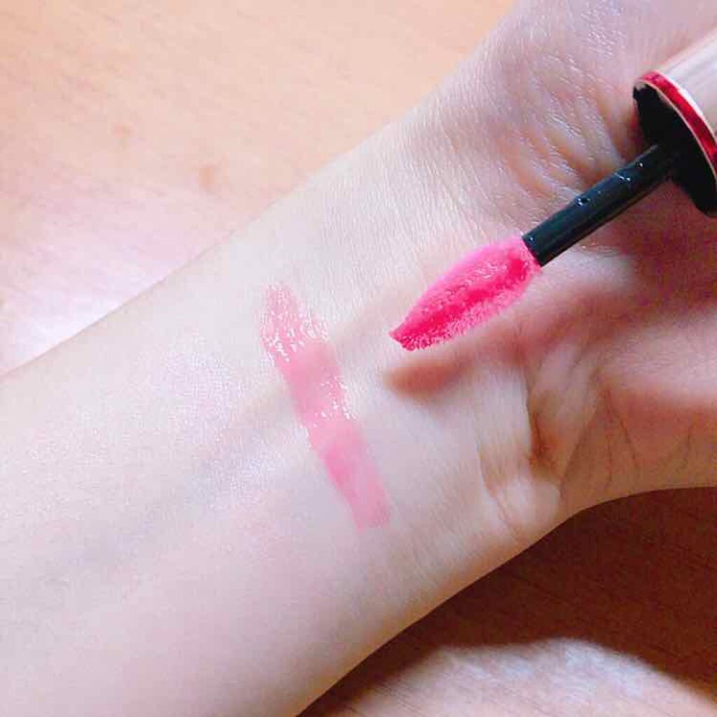 エッセンスジェルルージュ/マキアージュ/リップグロスを使ったクチコミ（2枚目）